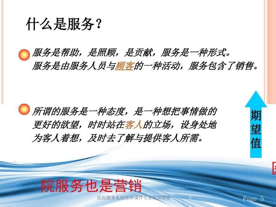 医院服务礼仪培训课件专业知识讲座培训课件_第5页