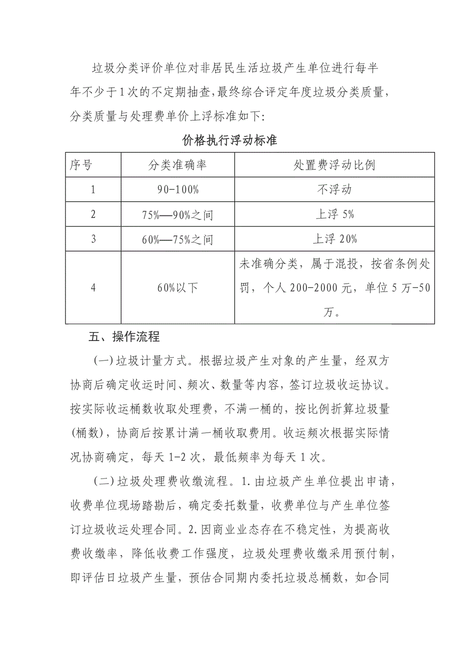 非居民生活垃圾处理收费制度操作细则_第2页